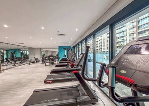 Fitness facility - Free housekeeping visits during your stay - Stayshort - Spacious 1BR for a Peaceful Stay (Meydan)