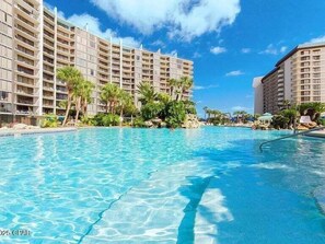 Pool - Ocean's Edge L308-Luxe Corner Condo-Sleeps 10 (Panama City Beach)