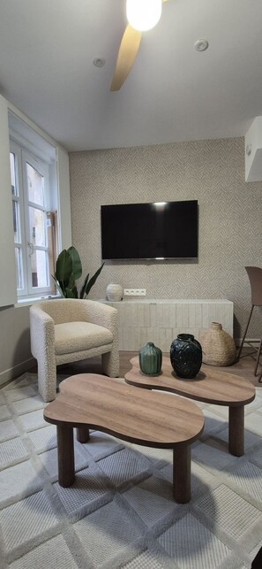 Living area - Studio located in the heart of Metz city center Ideal for a city break (Metz)