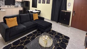 Apartment, 1 Bedroom, Accessible, Balcony | Living room - Charming Kingston Apartment With City Views (Kingston)