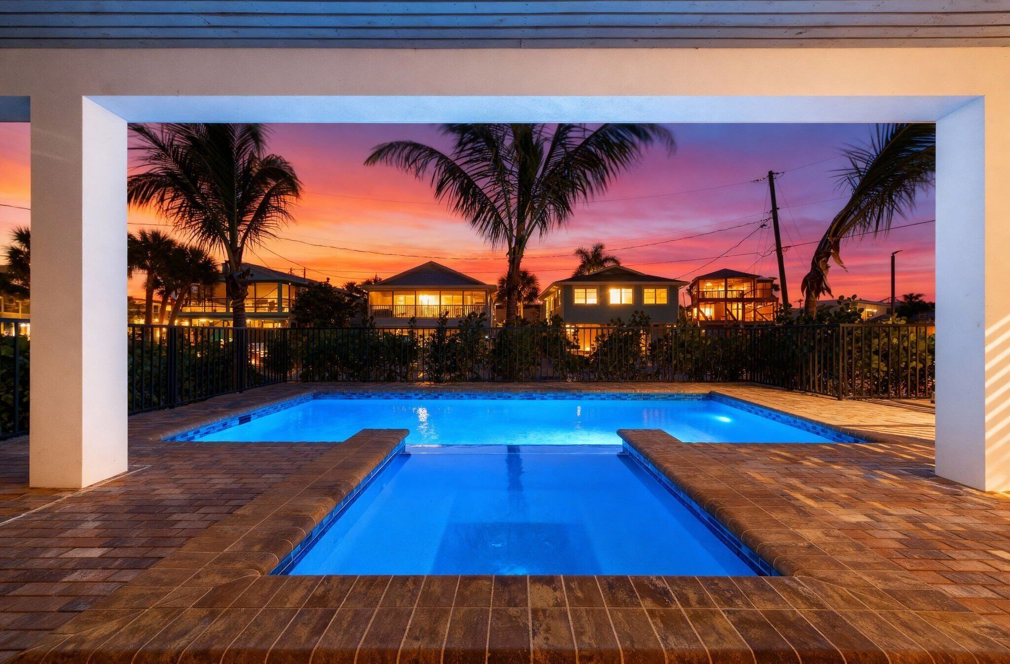 Una piscina climatizada