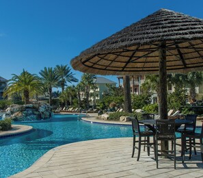 A heated pool - Recently Refreshed Crystal Beach Retreat Pet Friendly, Steps to Pool, Shuttle & Emerald Coast! (Destin)
