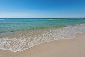 Vlak bij het strand