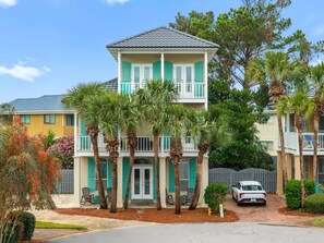 Exterior - Large Family Beach House - 5-Min Walk to Gulf, Sleeps 12! NEW TO PROGRAM! (Miramar Beach)