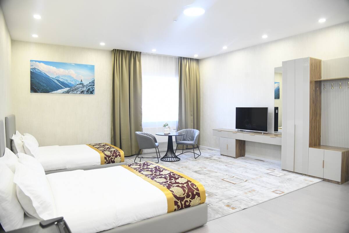 Deluxe Twin Room | Desk, free WiFi, bed sheets