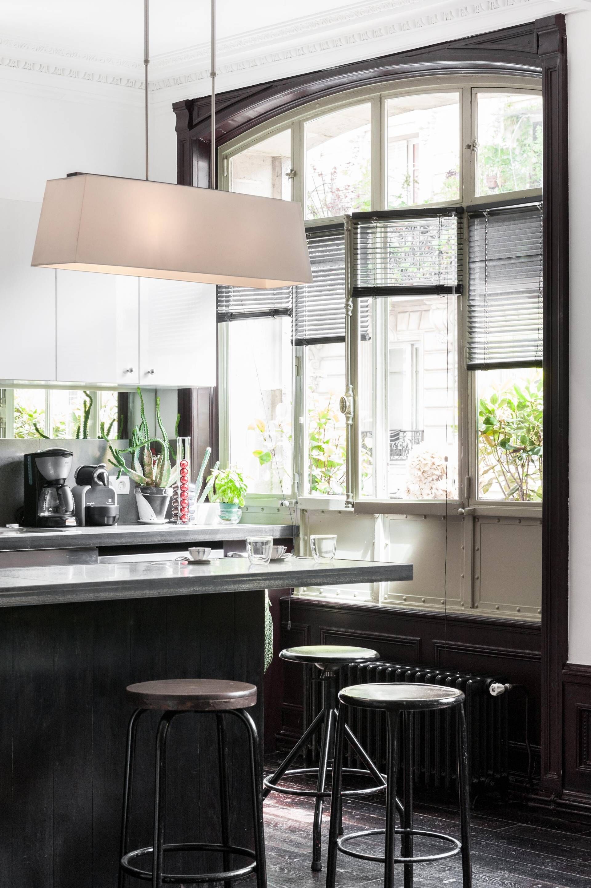 Fridge, microwave, dishwasher, coffee/tea maker