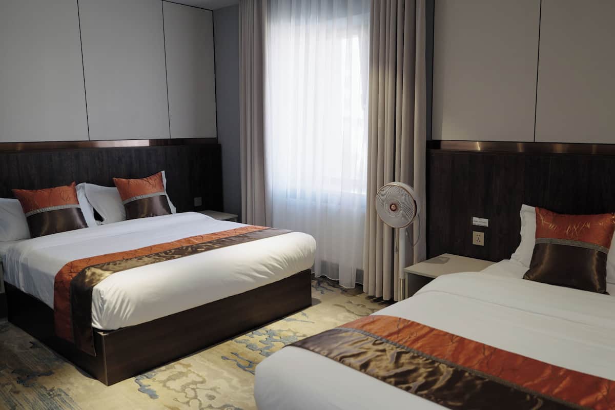 Deluxe Double or Twin Room | Living area