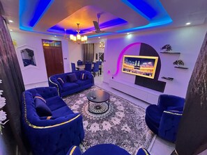 Living area - 3BR High-Rise Apartment • Prime Location 12th floor (Mombasa)