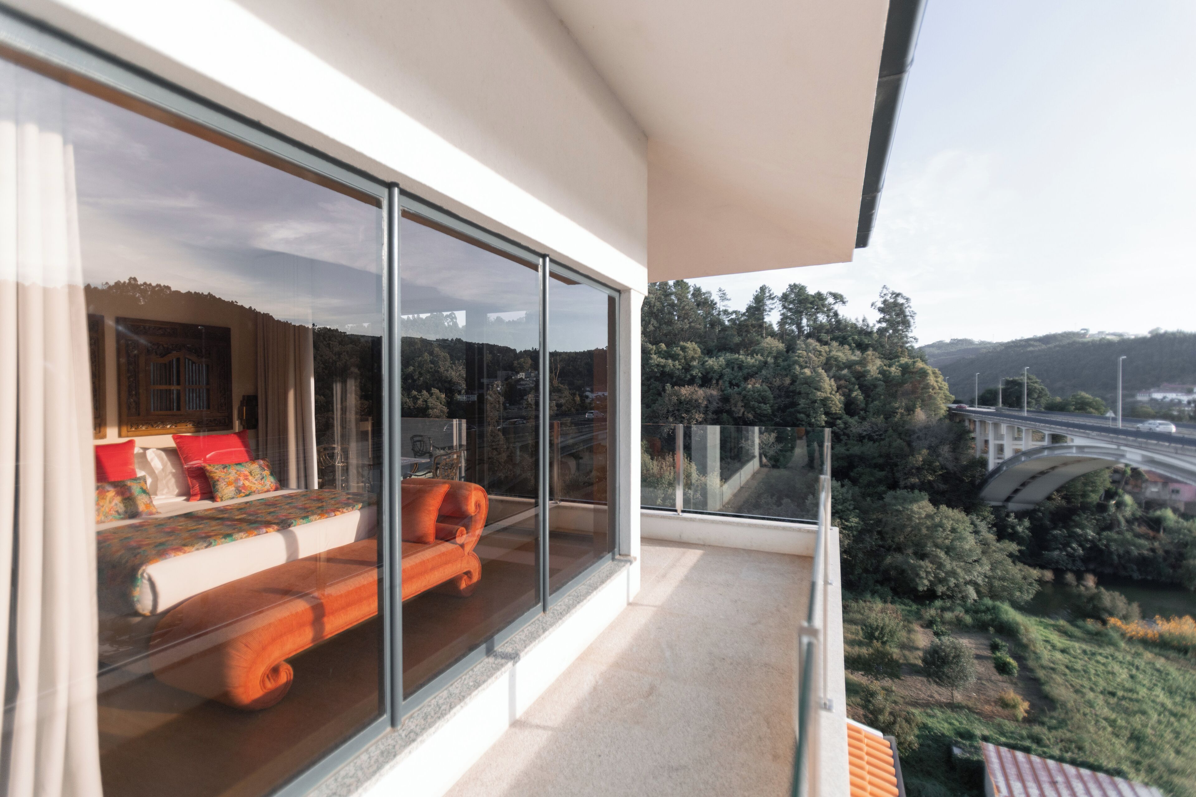 Studio, pemandangan sungai | Balkon