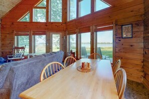 Dining - Lakefront Island Escape with Private Beach (North Hero)