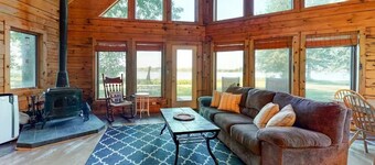 Lakefront Island Escape with Private Beach