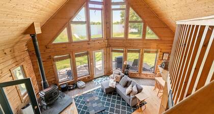 Lakefront Island Escape with Private Beach