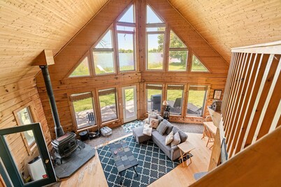 Lakefront Island Escape with Private Beach