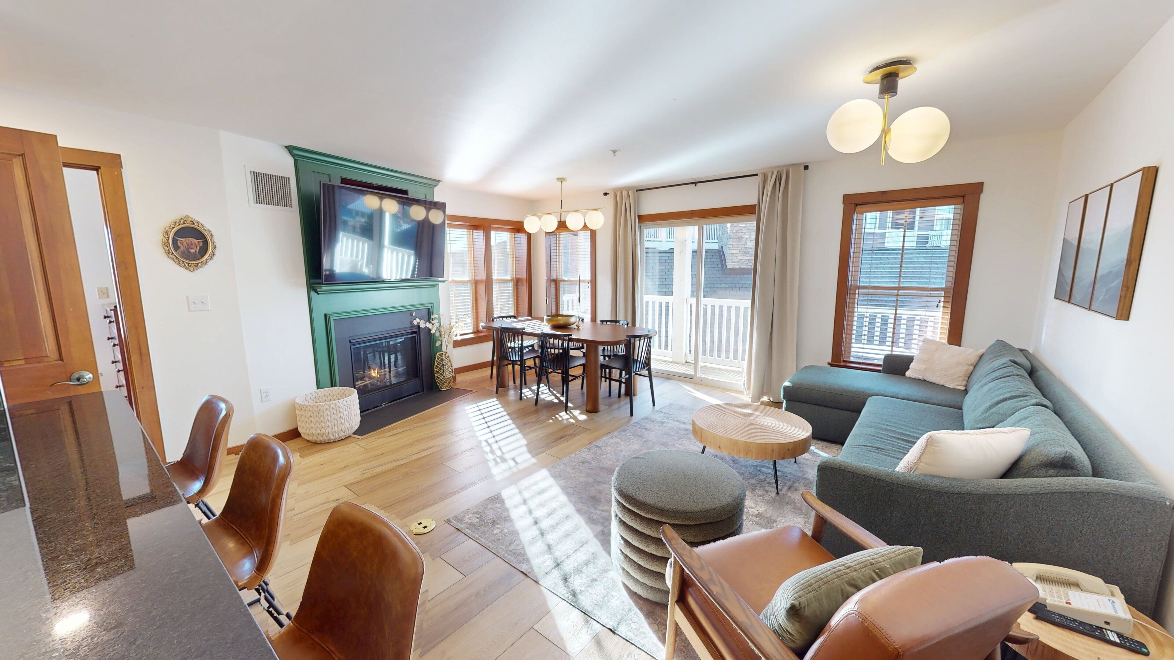 تلفزيون، مدفأة