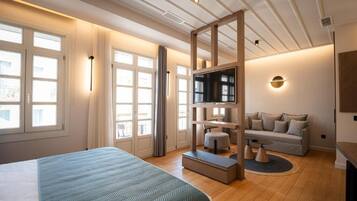 Suite, Balcony, City View | Premium bedding, pillow-top beds, desk, free WiFi