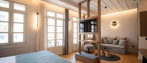 Suite, Balkon, Stadtblick