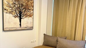 1 室のベッドルーム、アイロン / アイロン台、WiFi (無料)、ベッドシーツ