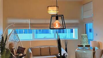 Superior Apartment, Balcony, City View | Living area