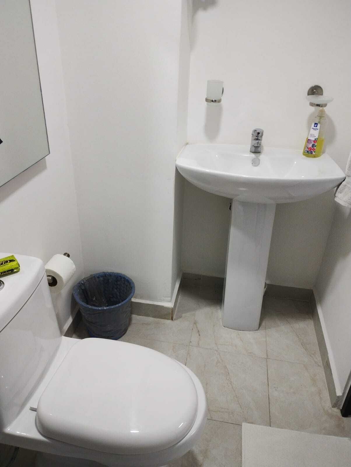 Basic Double Room Single Use | Bathroom | Shower, hair dryer, towels, soap