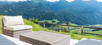 Listed house on the sunny slope with a view of the Dolomites, up to 10 people