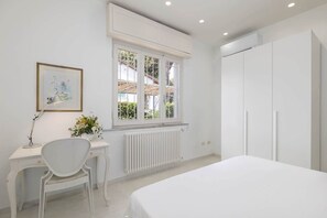Desk, iron/ironing board, travel crib, free WiFi