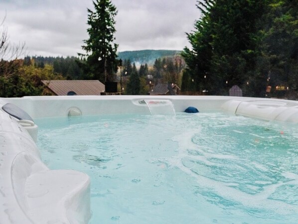 Idromassaggio all'aperto