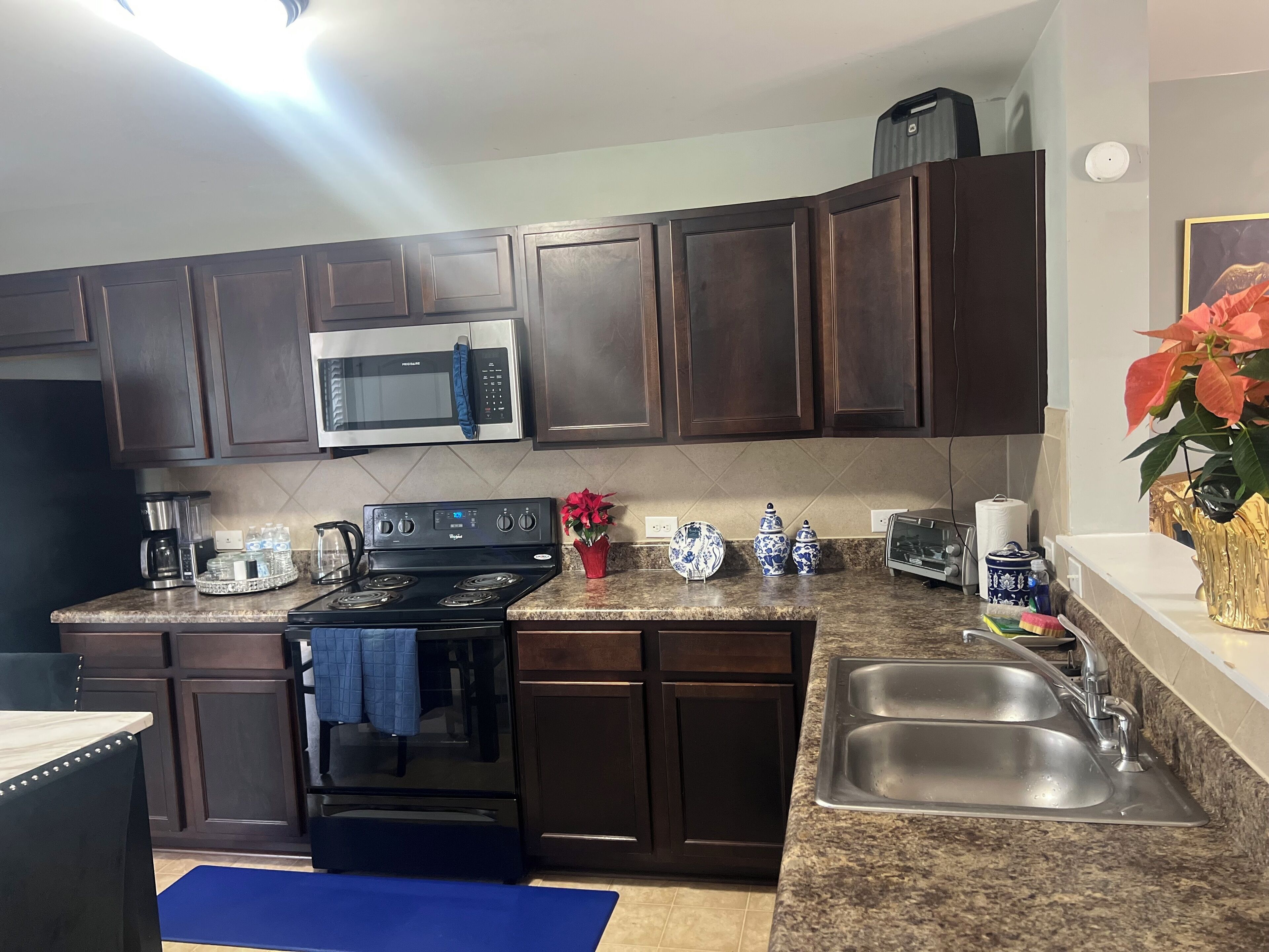 Microondas, horno, parrilla de estufa y lavavajillas 