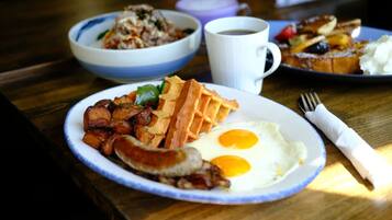 Free daily local cuisine breakfast