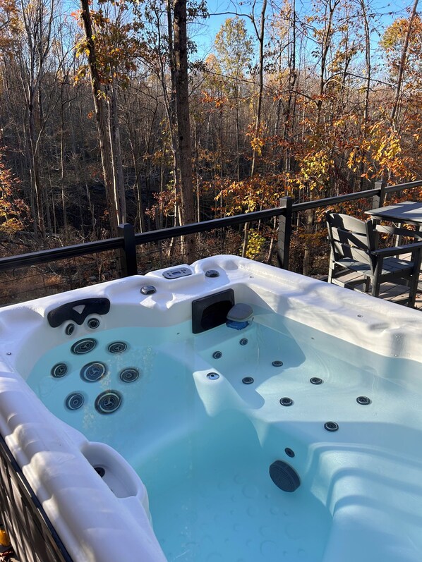 Bain à remous extérieur