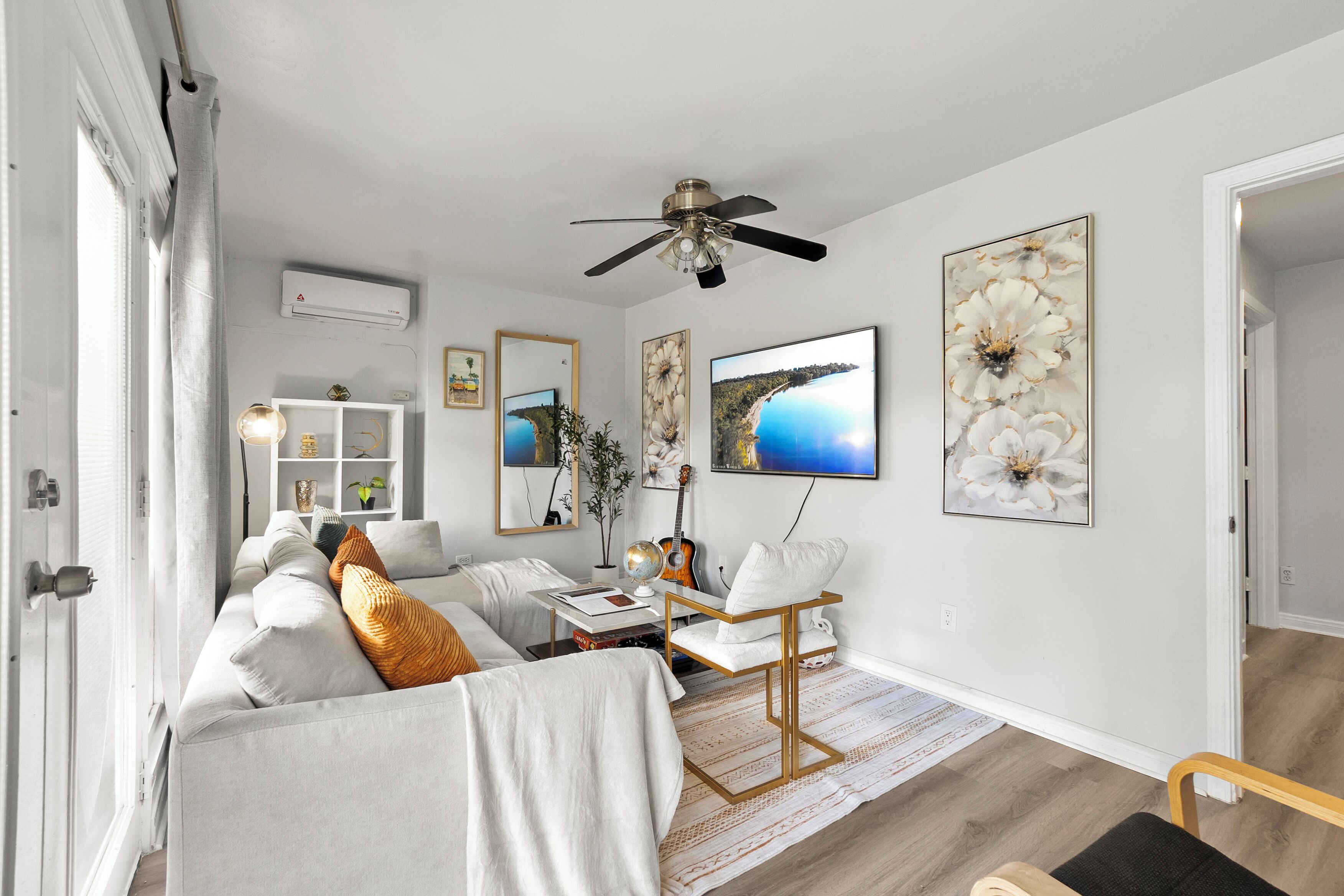 Smart TV, video games, books, music library