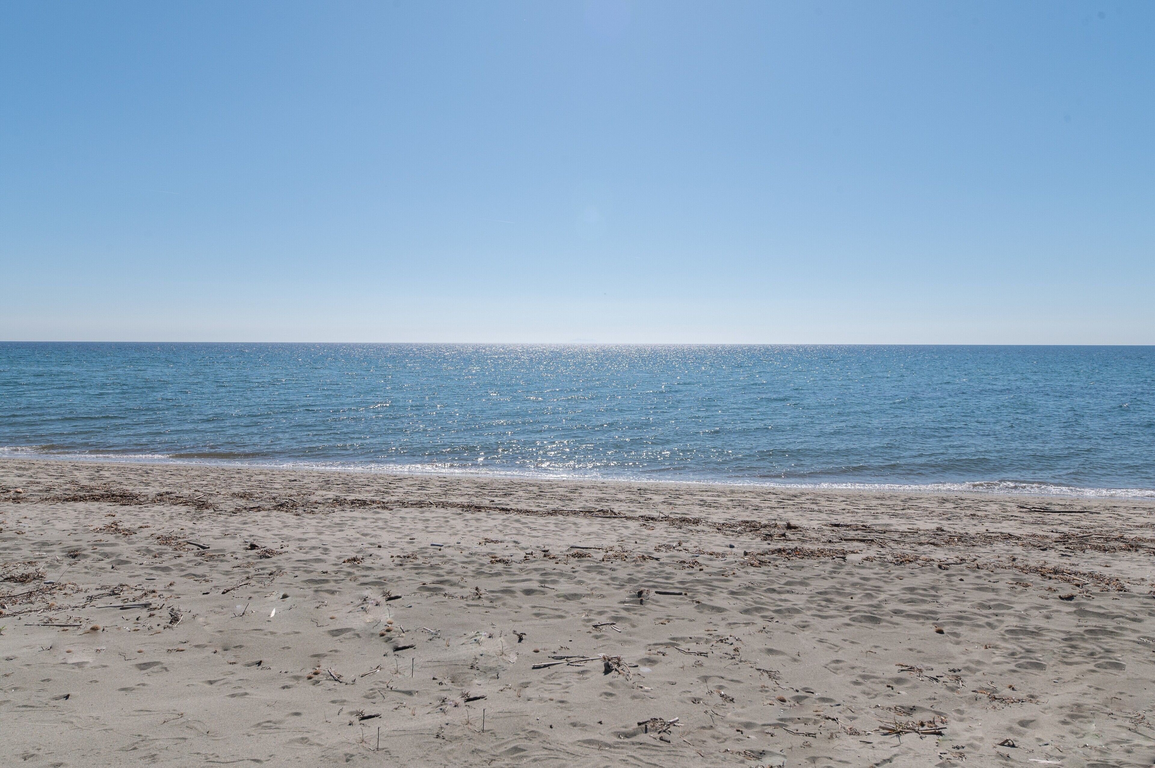 Vlak bij het strand