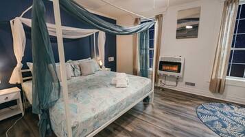 2 habitaciones, tabla de planchar con plancha, cuna de viaje y wifi