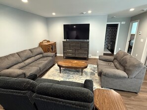 Living area - New Furnished Two Bedroom, One Full Bath, Single Level, Attached Heated Garage (Clark)
