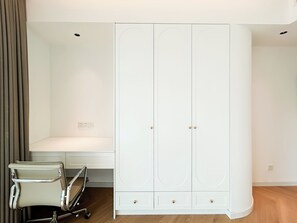 Family Suite, 2 Bedrooms, City View | Living area | TV