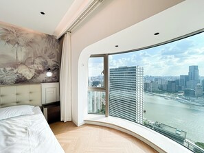 Family Suite, 2 Bedrooms, City View | Free WiFi, bed sheets