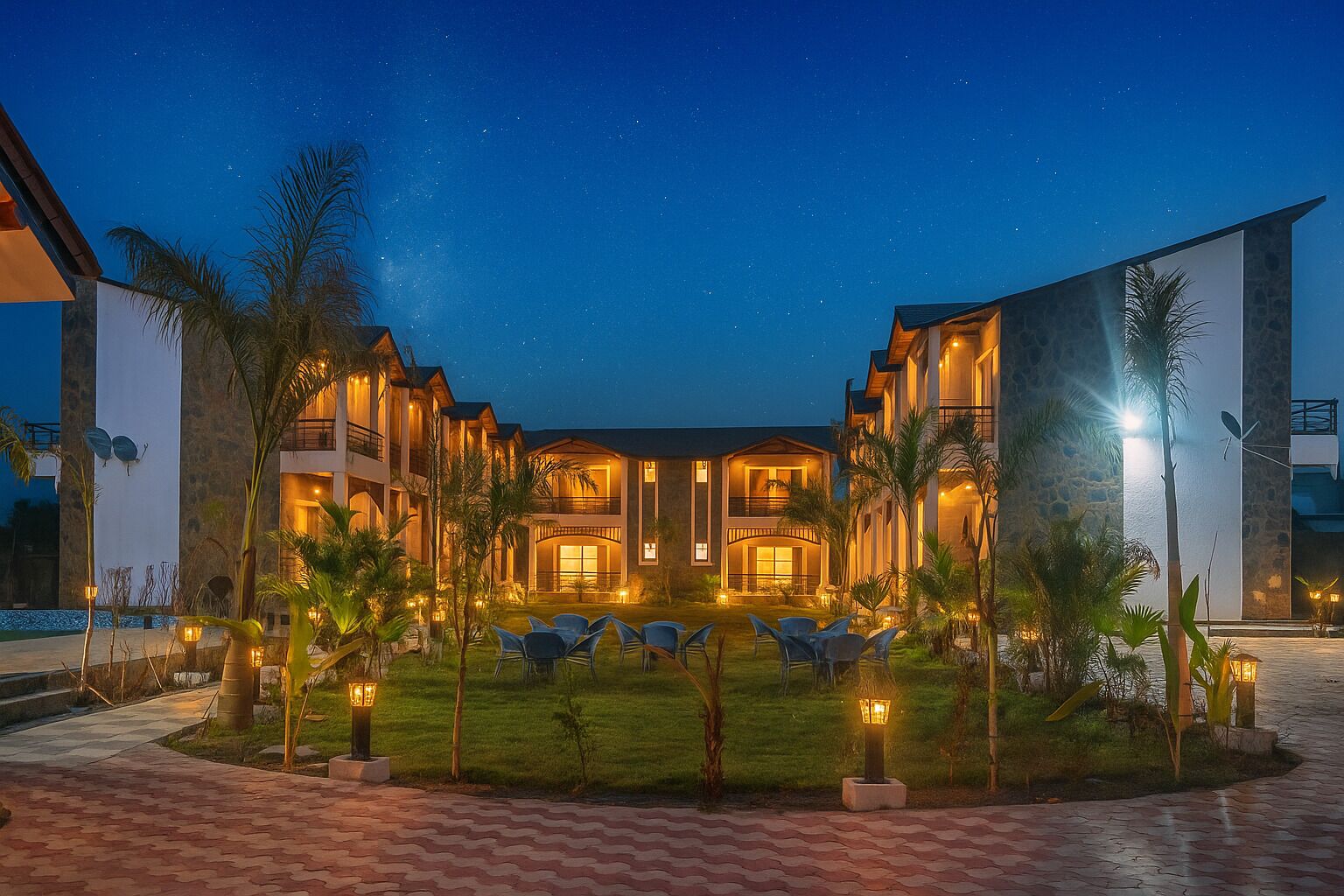 Mặt tiền nơi lưu trú