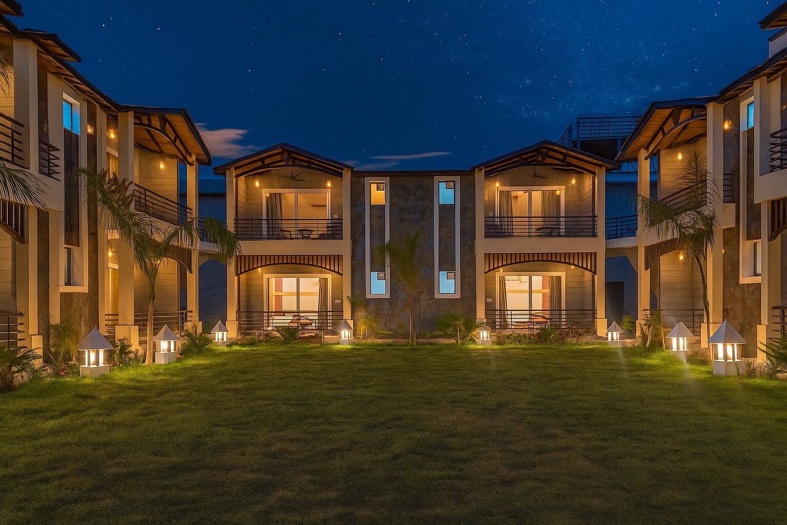 Mặt tiền nơi lưu trú