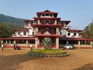 Majoituspaikan julkisivu