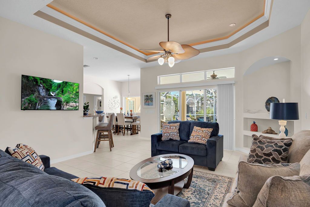 Modern Palm Coast Pool Home, Game Rooms, Workspace & Near Beach - Palm Coast, FL