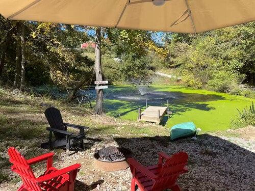 Dog-friendly Tinyhouse-Pond, Kayak, Grill, Firepit