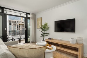 TV - The York | Spacious Apartment | Mountain Views (Cape Town)