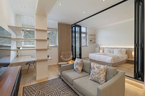 In-room safe, iron/ironing board, Internet, bed sheets