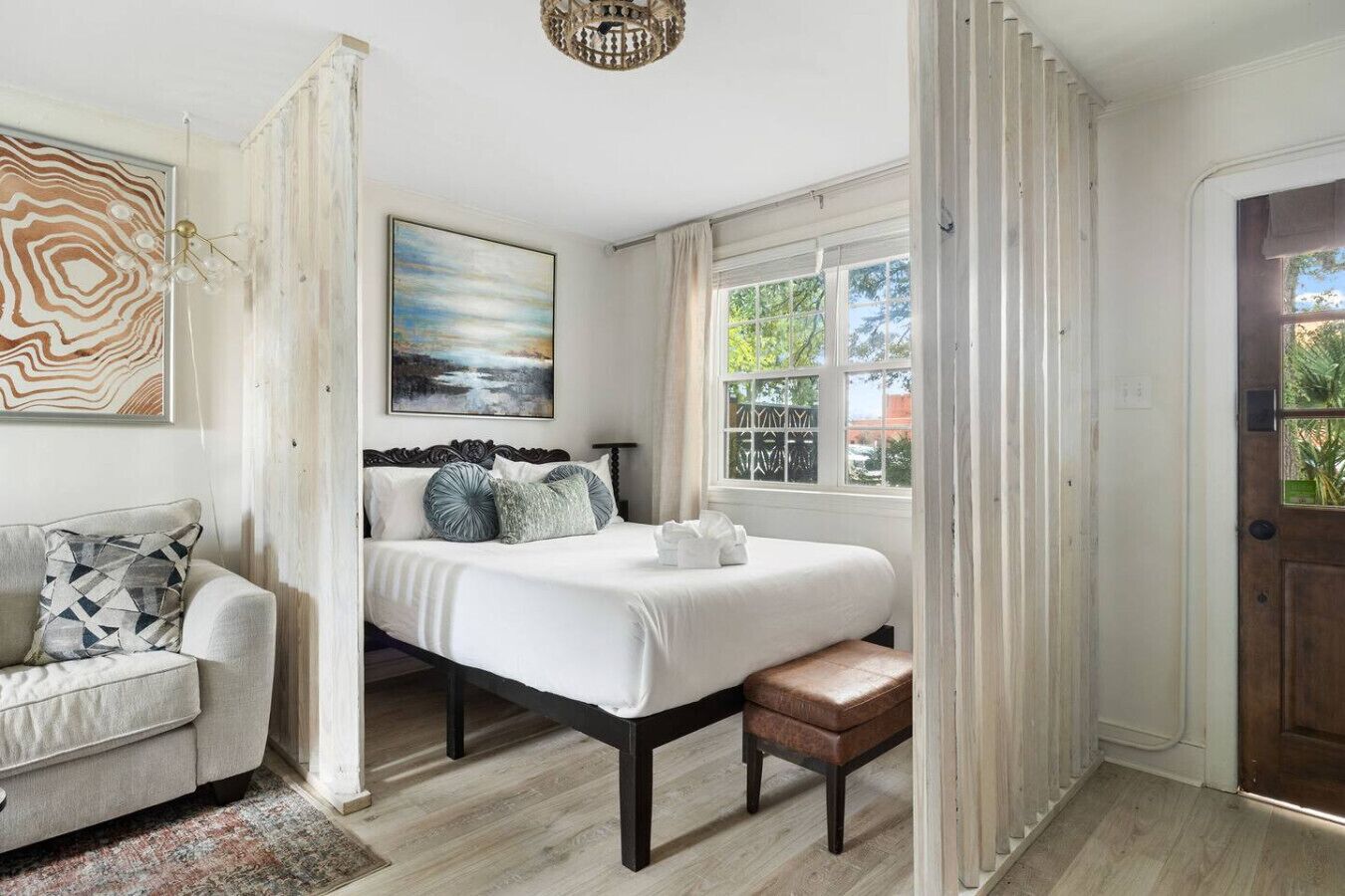 1 chambre, fer et planche à repasser, Wi-Fi, draps fournis