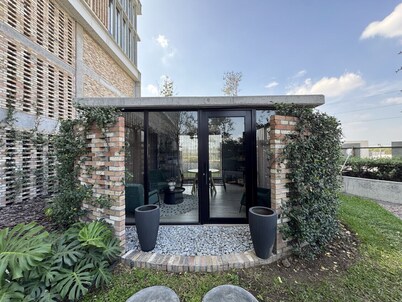 Dpto cerca de UANL, Ternium y el metro | Asadores