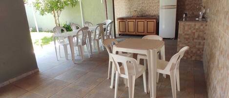 Opções para refeição ao ar livre