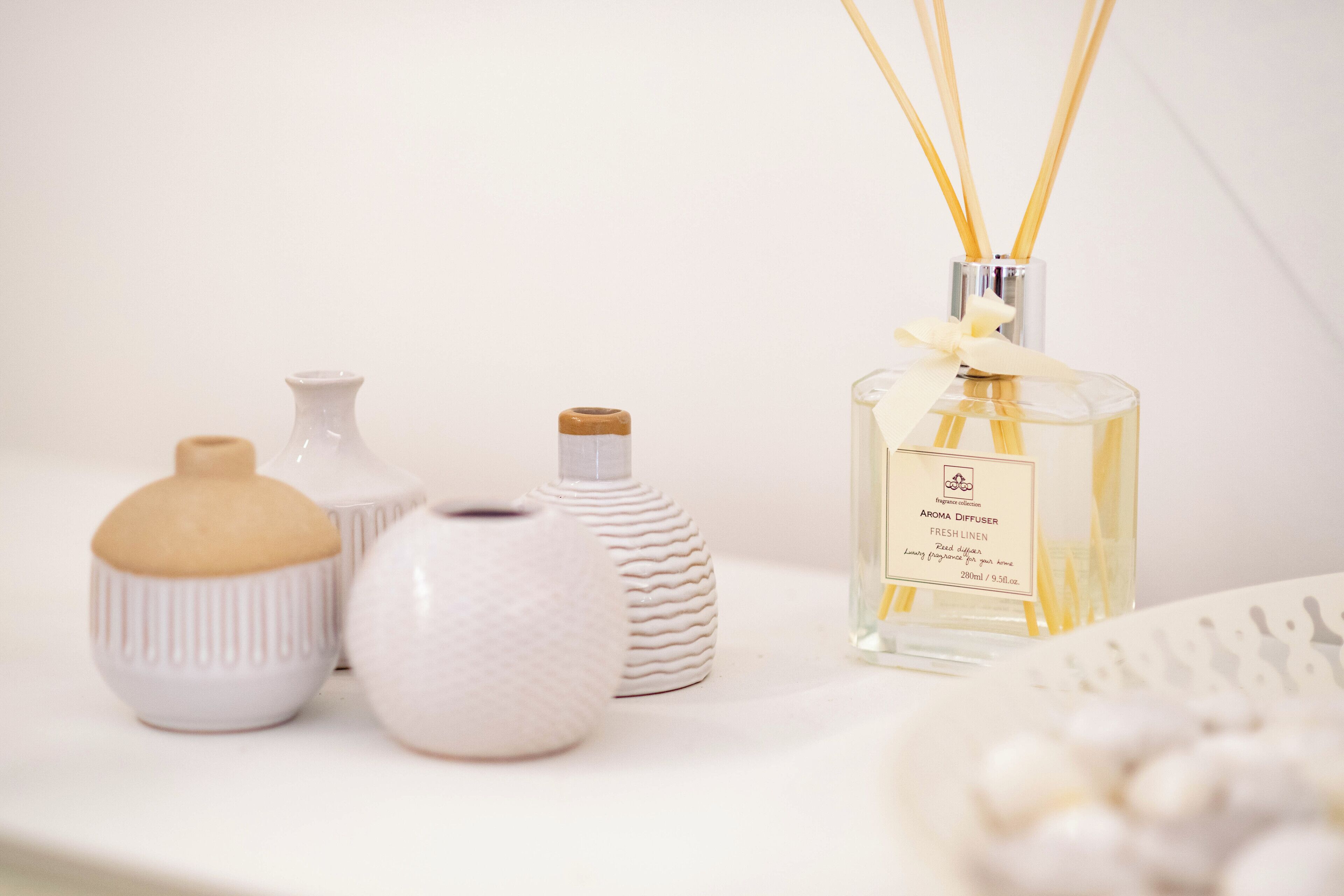 Boblebad, hårføner, bidé og håndklær