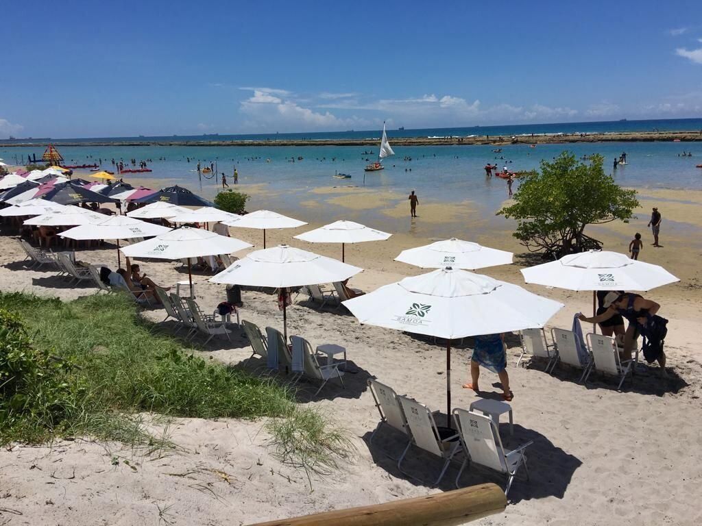 Apartamento | Praia | Na praia, areia branca 