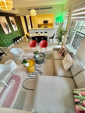 Living area - Fresh Corner of Serenity 3BR. Laguna (Río Hato)