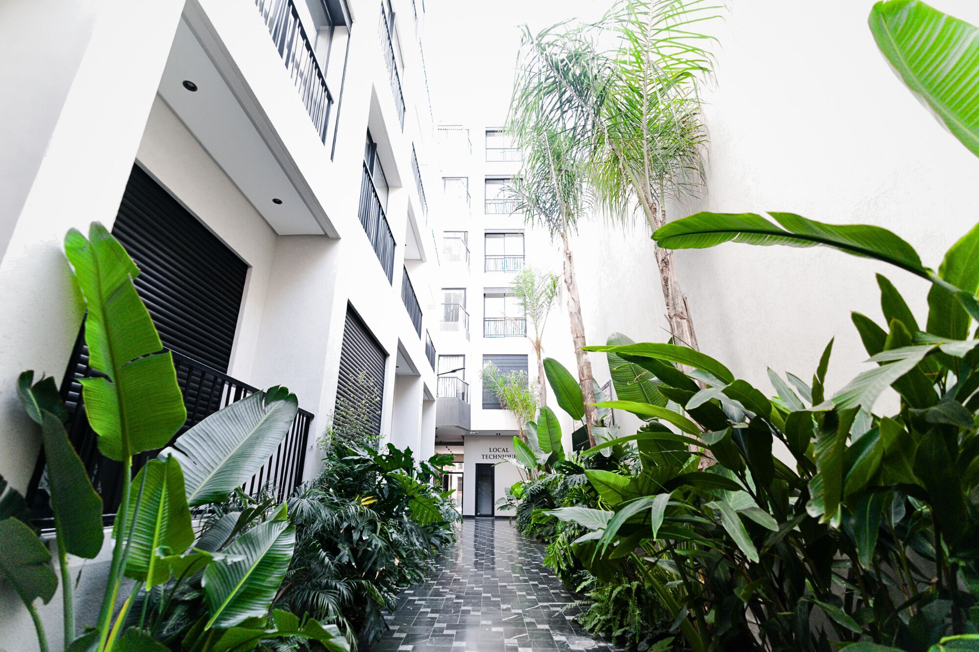 Enceinte de l’hébergement