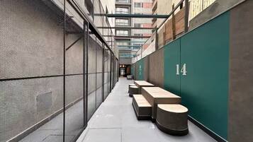 Enceinte de lâhĂ©bergement